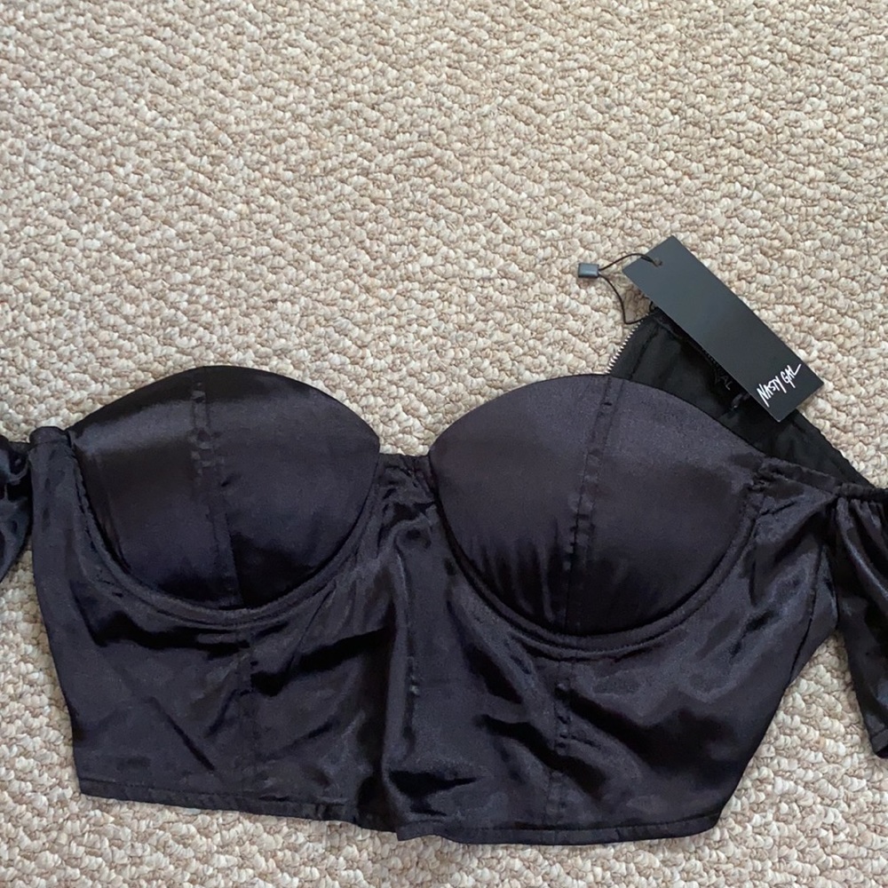NWT Nastygal Bardot Corset Top